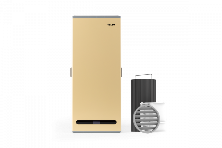 бытовая приточно-вытяжная вентиляционная установка vakio base smart сияние (бежевый)